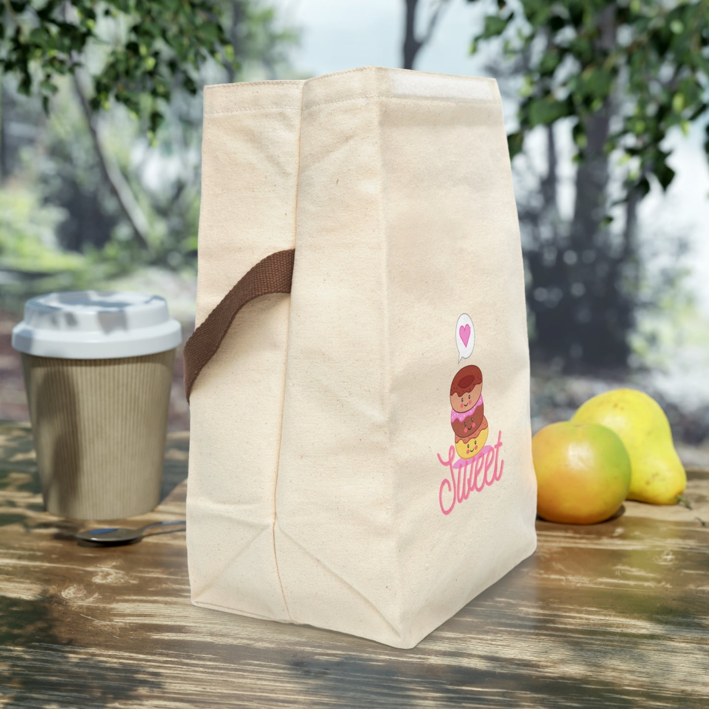 Sweet Donuts Lunch Bag With Strap