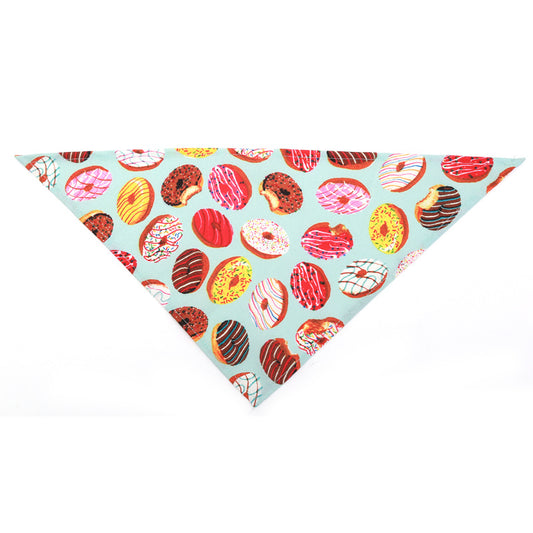 Summer donut pet triangle scarf