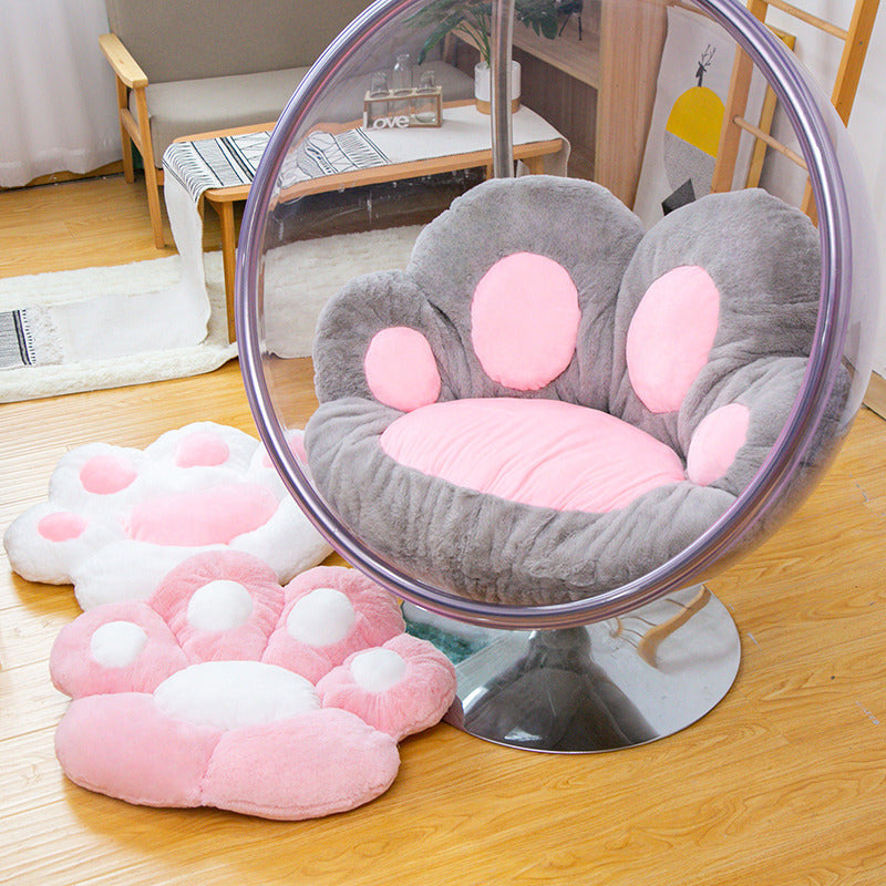 Big Pink Paw Cushion