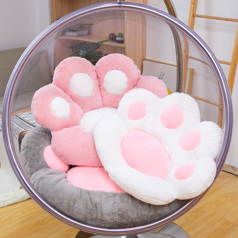 Big Pink Paw Cushion