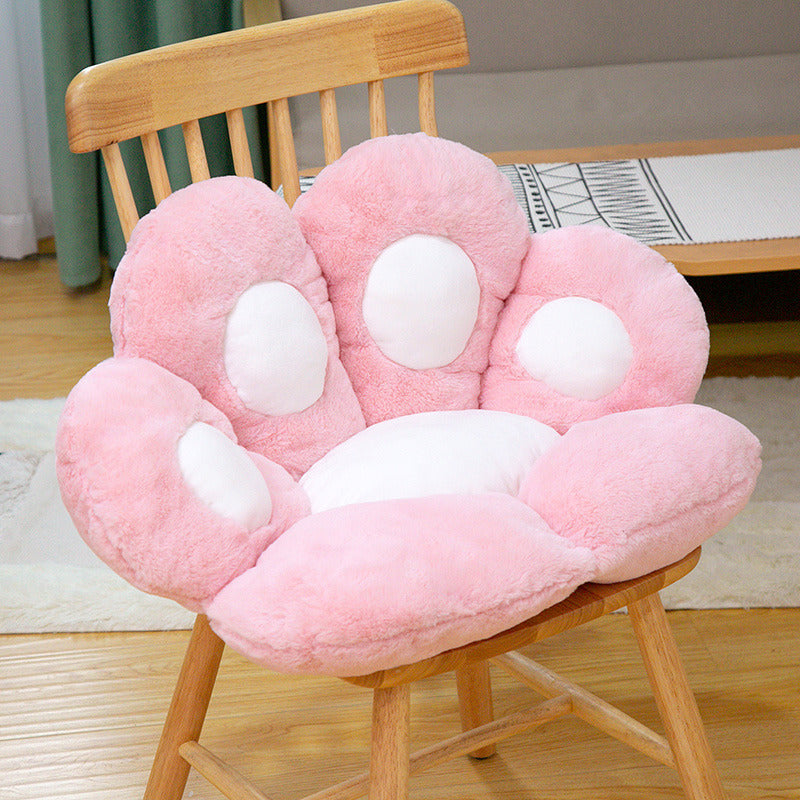 Big Pink Paw Cushion