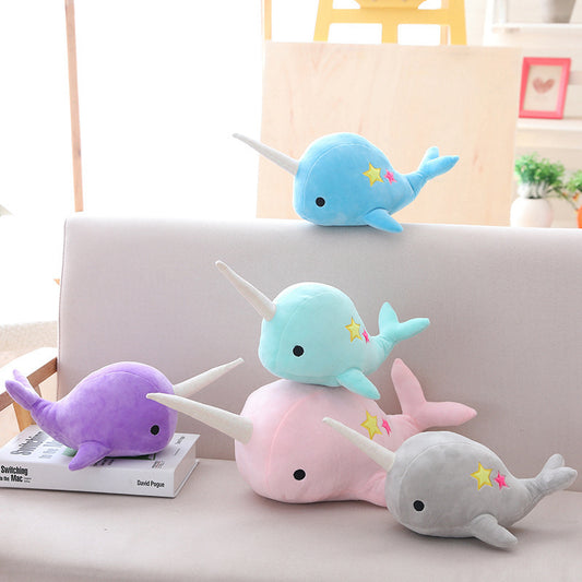 Twin Star Narwhal Plushie