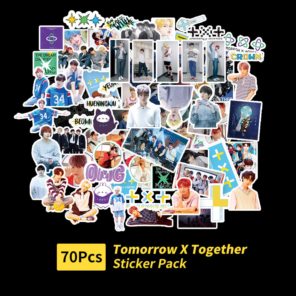 Exo Nct127 Stray Kids Twice Got7 Seventeen Txt Stickers Star Stickers