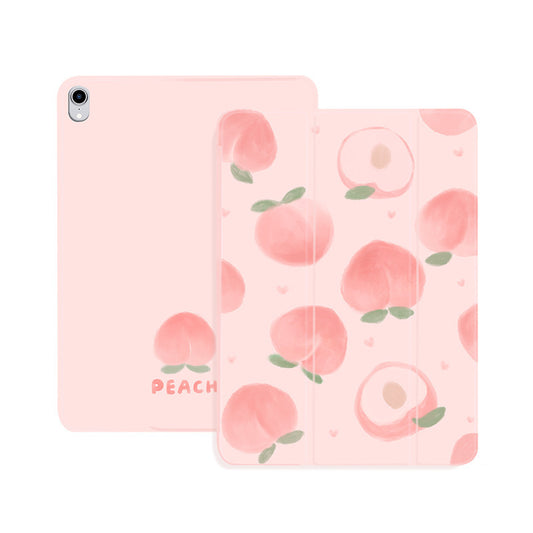 Strawberry Peach iPad Anti-drop Protective Case