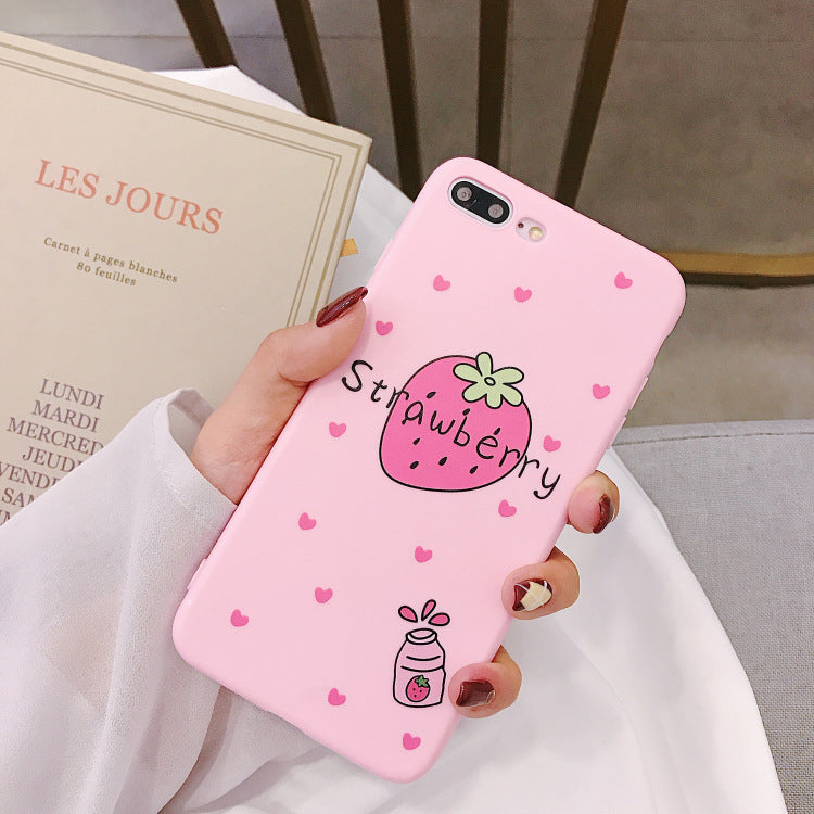 Strawberry Love Milk Phone Case