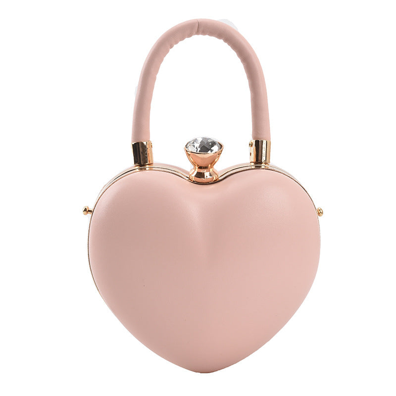 Heart-shaped handbag