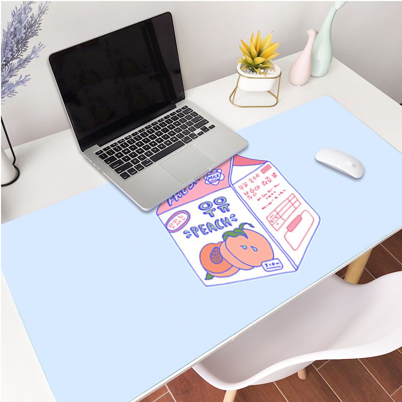 Strawberry Peach Kawaii Design Anti-slip Desk Table Mouse Pad