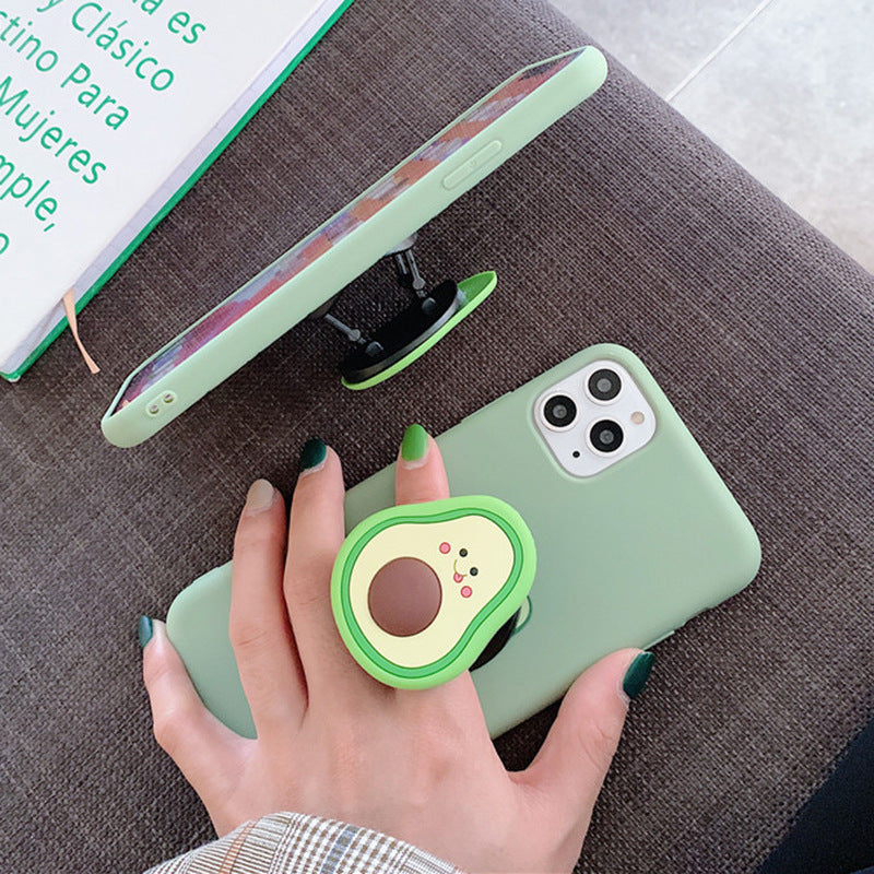 Avocado pop- socket phone case