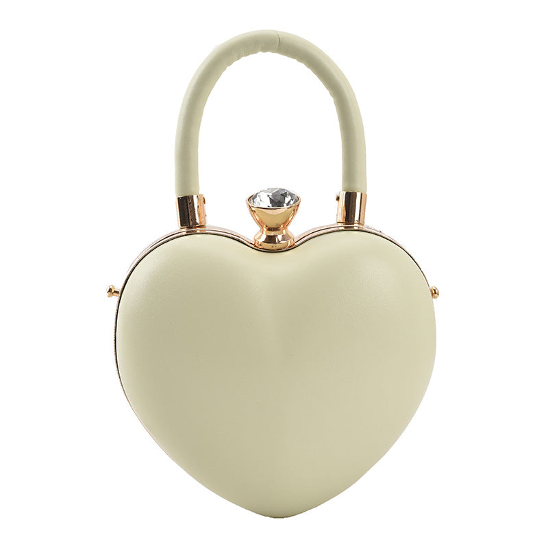 Heart-shaped handbag