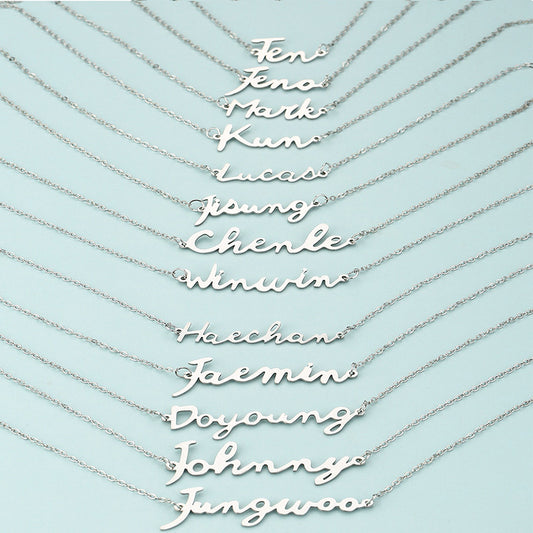 NCT Member Name Necklace