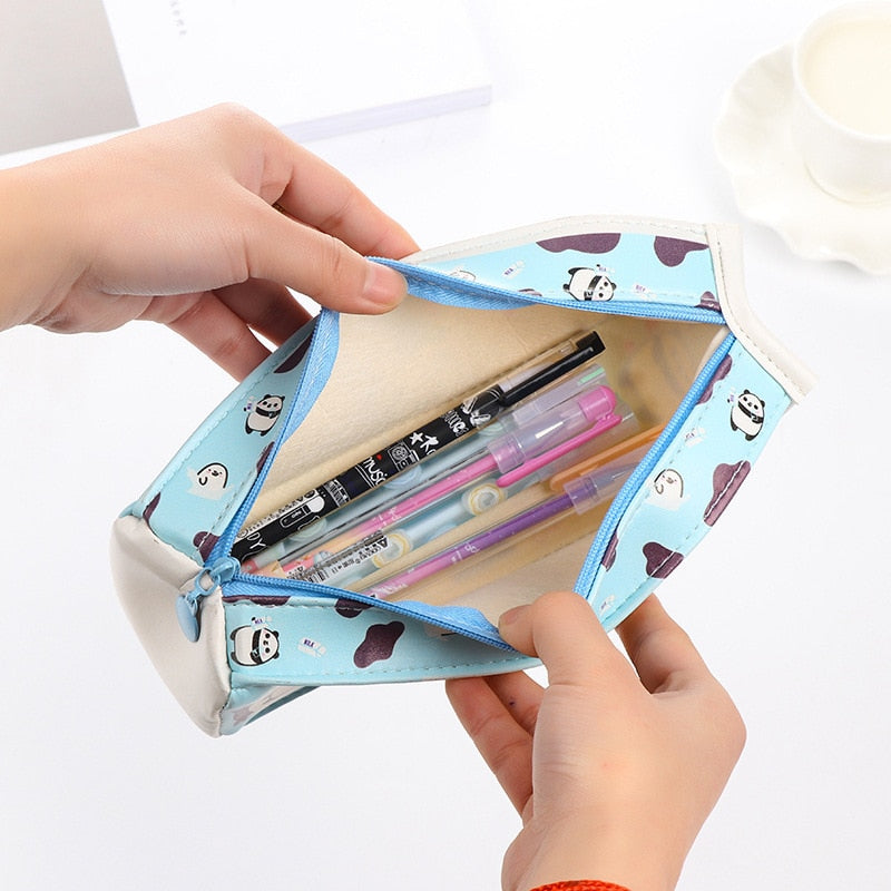 Cartoon Milk bottle school pencil case