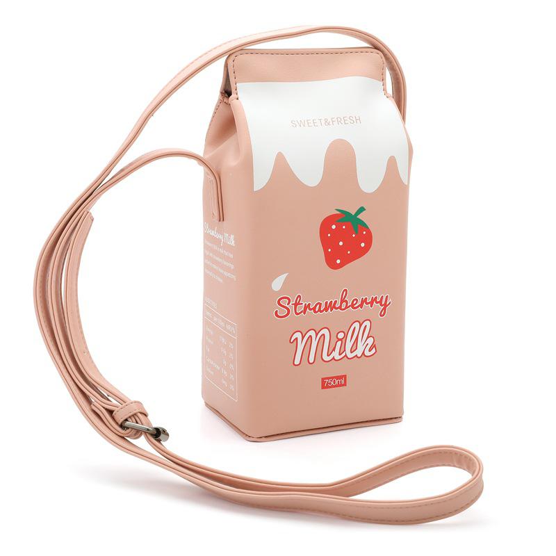 Milk box crossbody bag