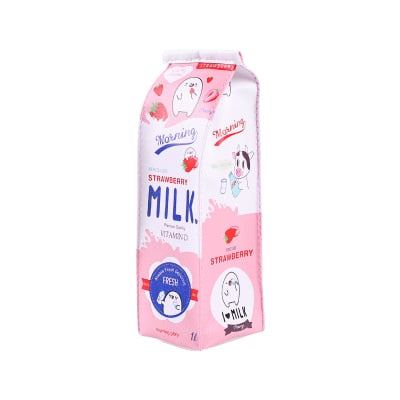 Cartoon Milk bottle school pencil case