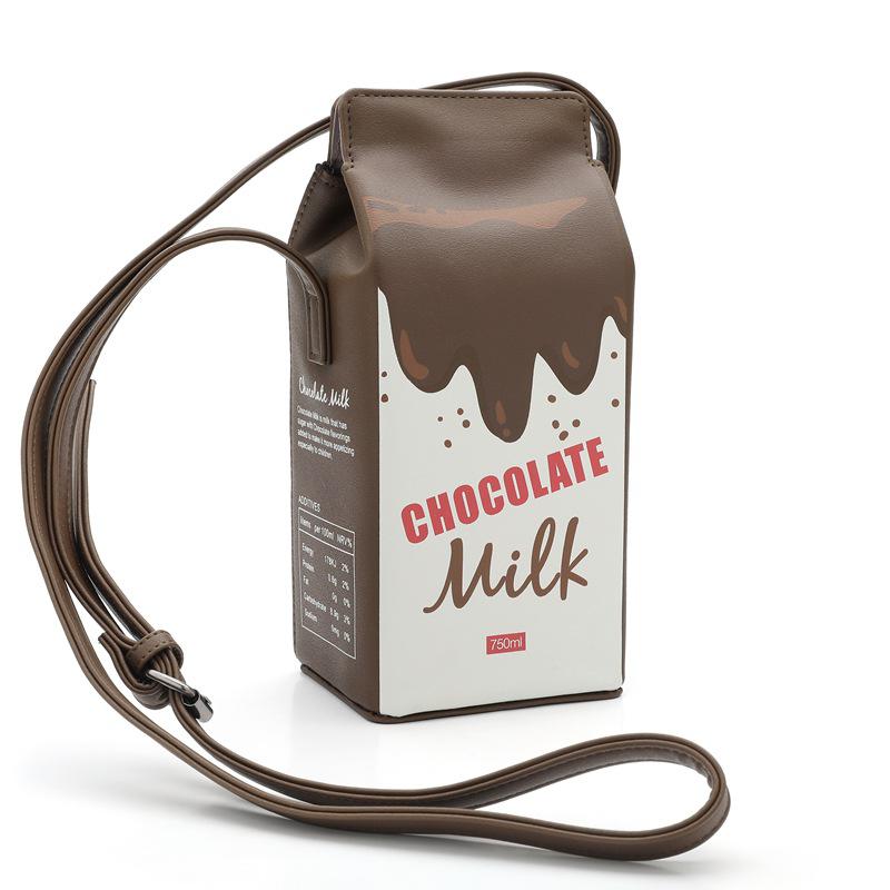 Milk box crossbody bag