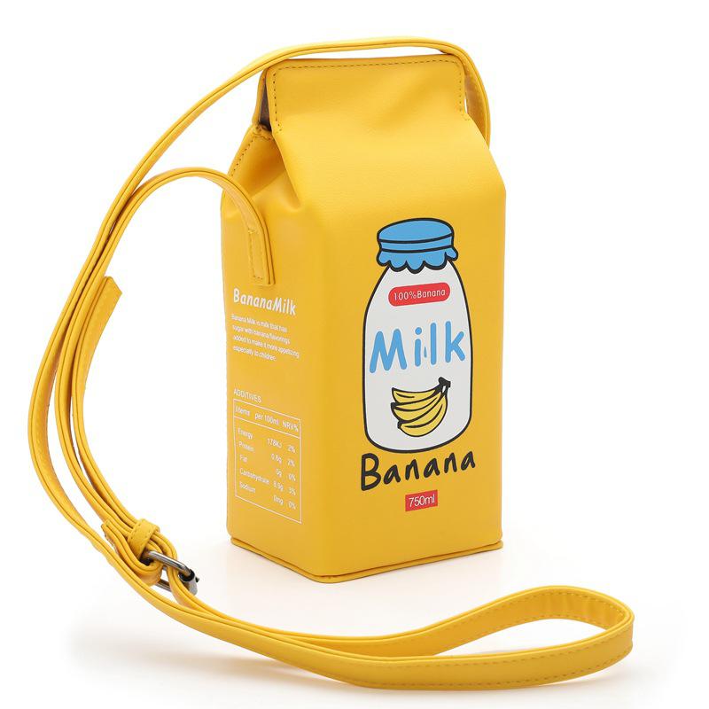 Milk box crossbody bag