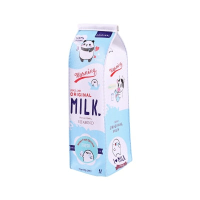 Cartoon Milk bottle school pencil case