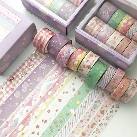 Washi Tape Japanese Stationery 10 pcs/set