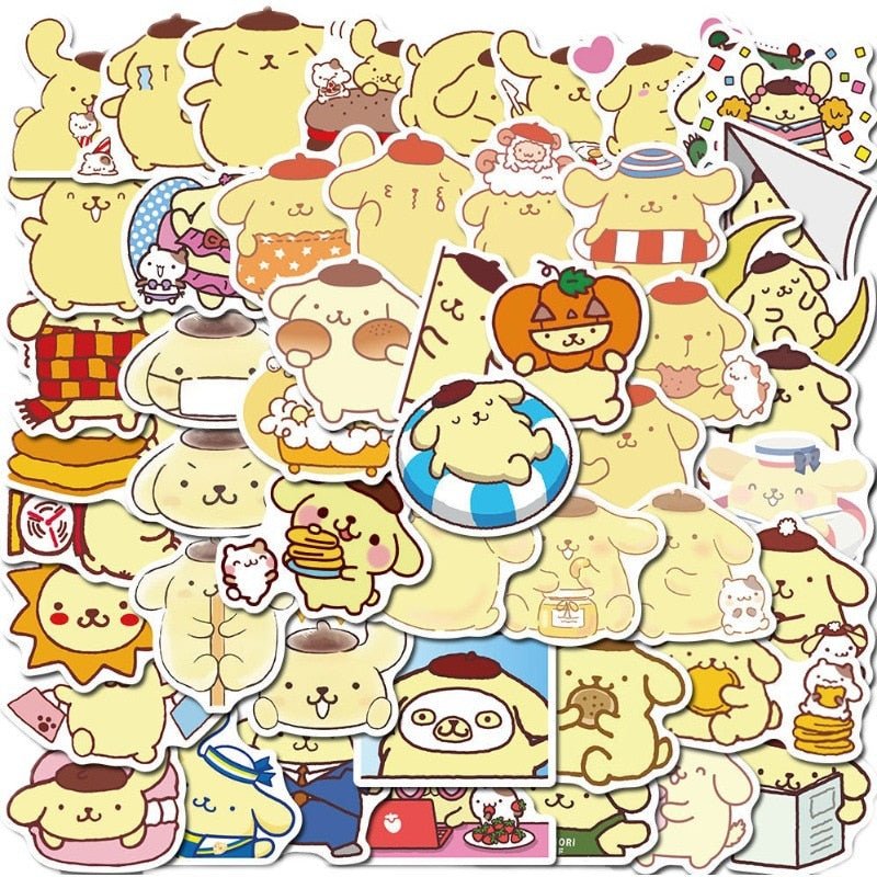 Sanrio Stickers Hello Kitty Kuromi My Melody 50 Pack