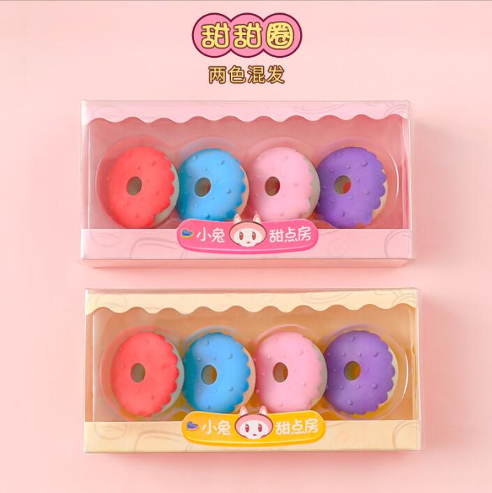 Donut Candy Ice Cream Rubber Eraser