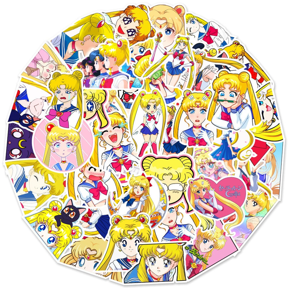 Sailor Moon Anime Stickers