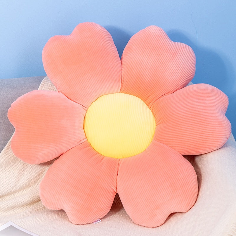 Flower Fluffy Plush Pillow