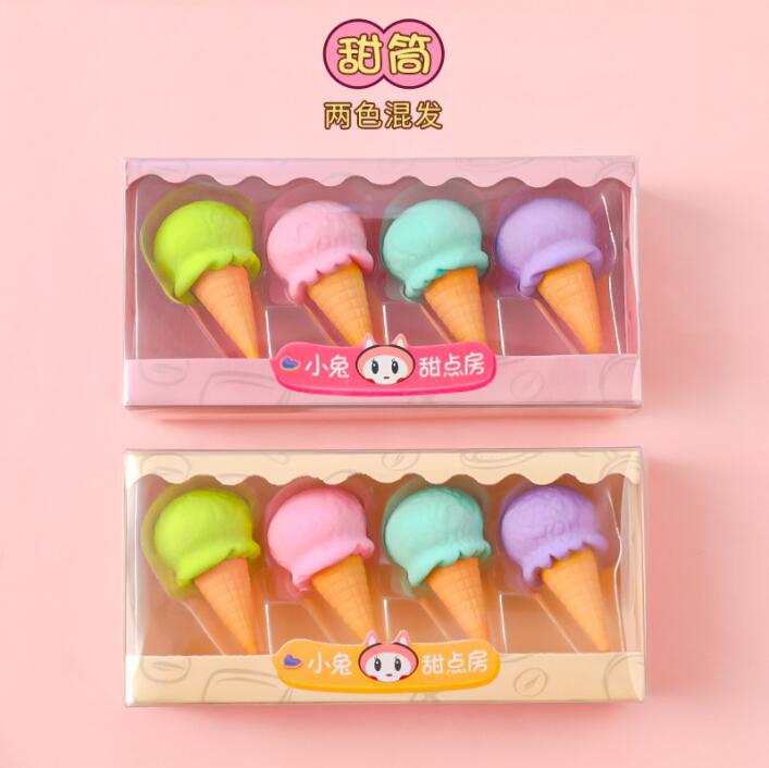 Donut Candy Ice Cream Rubber Eraser